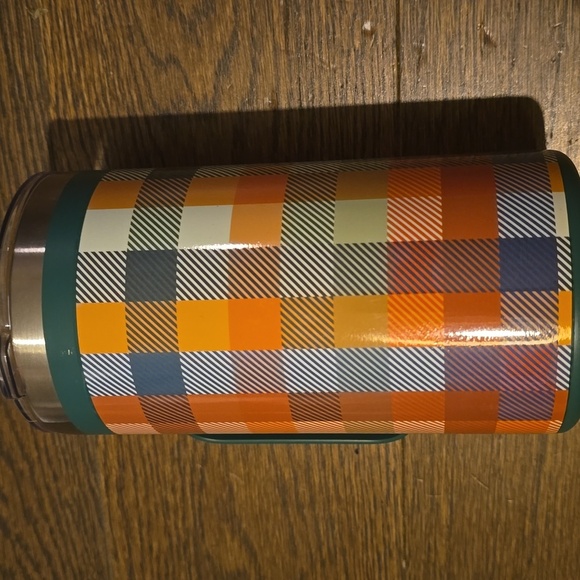 ❤️BUY 2 GET 1 FREE  Paper & Source Green and Blue Plaid Travel Mug, $22.99US - Picture 5 of 6